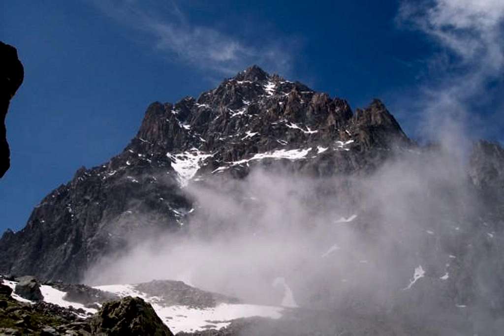 The east face: Monviso is...