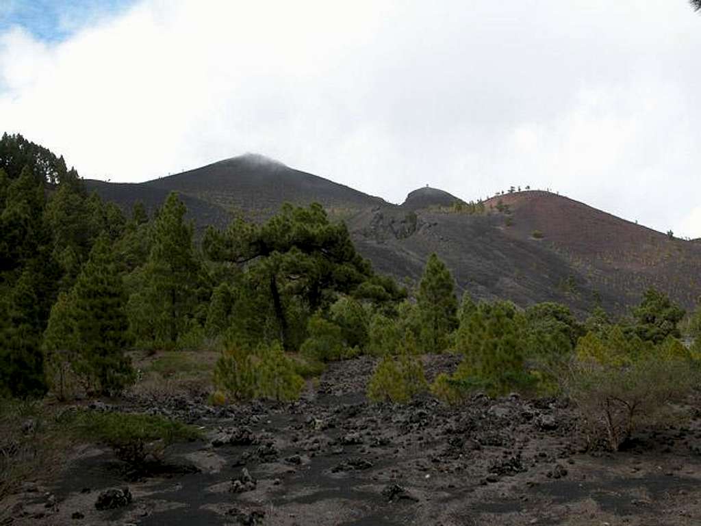 Volcán Martín seen during the...