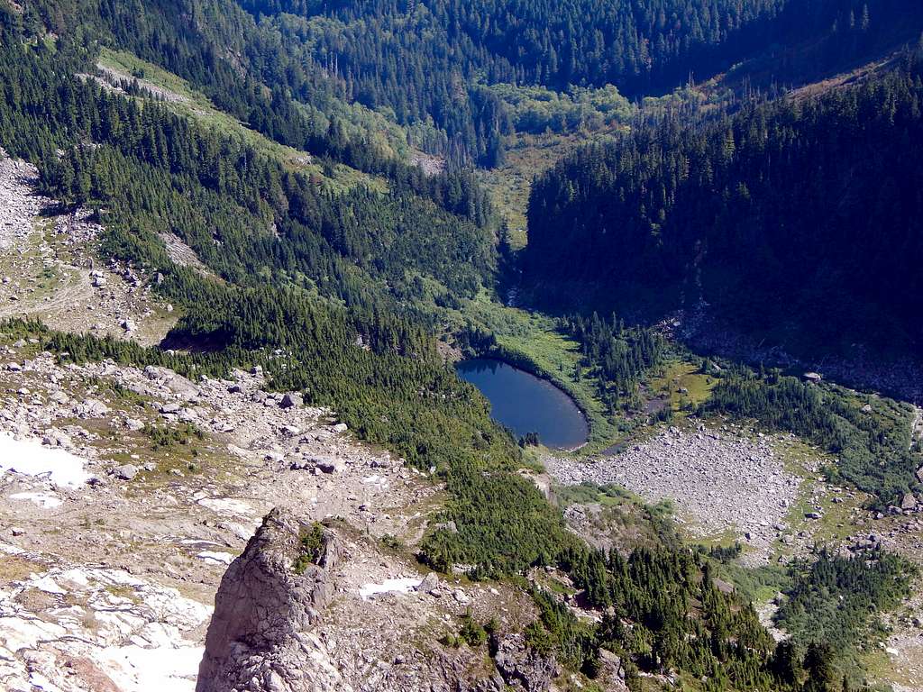 Ida Lake from South Gemini Peak