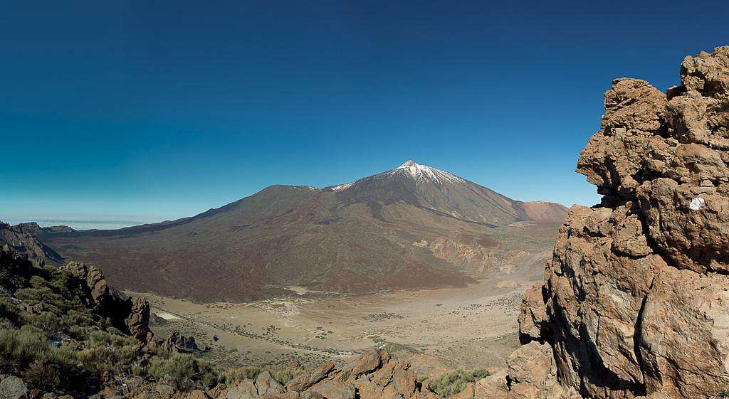 Teide seen from Lomo de las Mesas