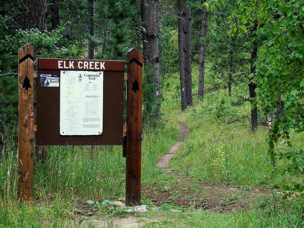 Elk Creek Canyon Trailhead