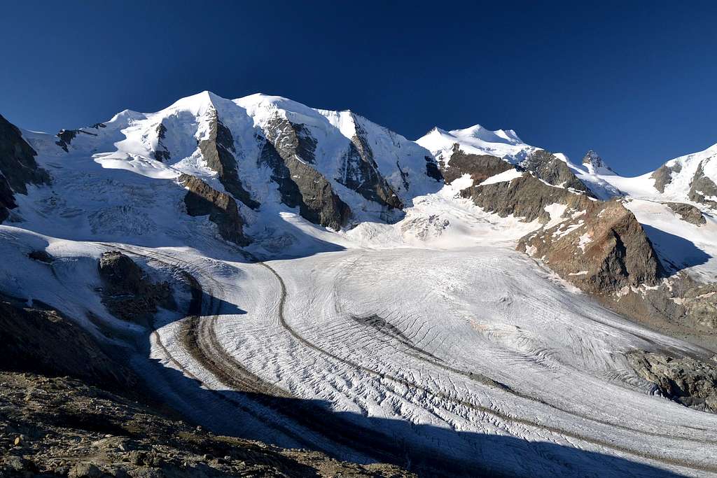 Piz Palü and Pers Glacier