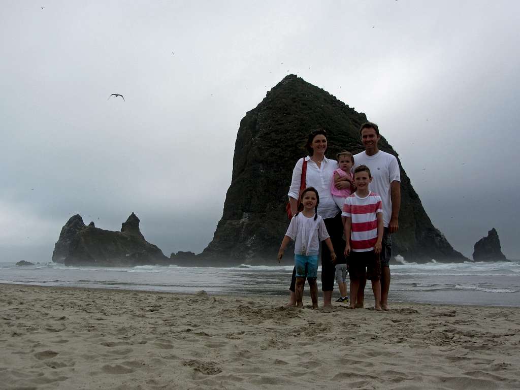 Cannon Beach family pic