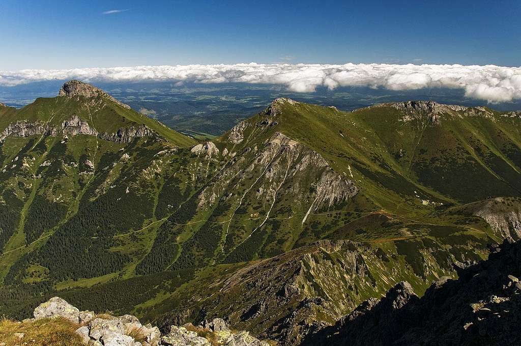 View from Jahňací štít