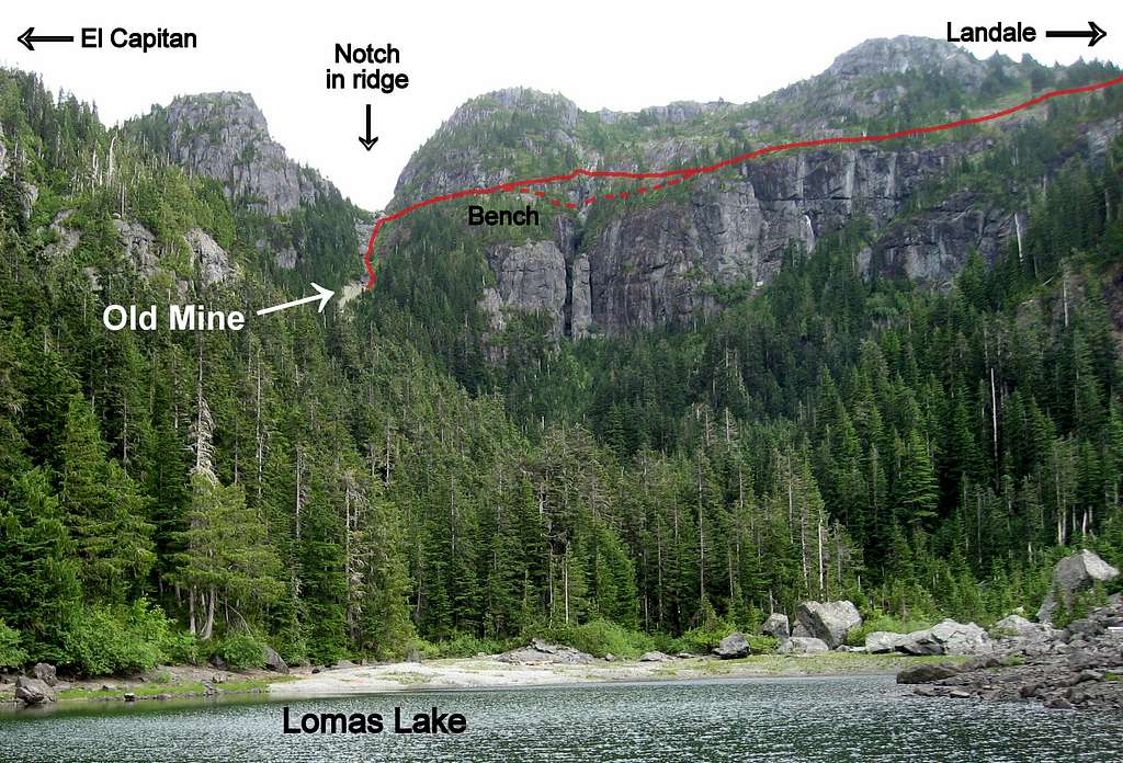 Mt Landale, Cowichan Lake Route