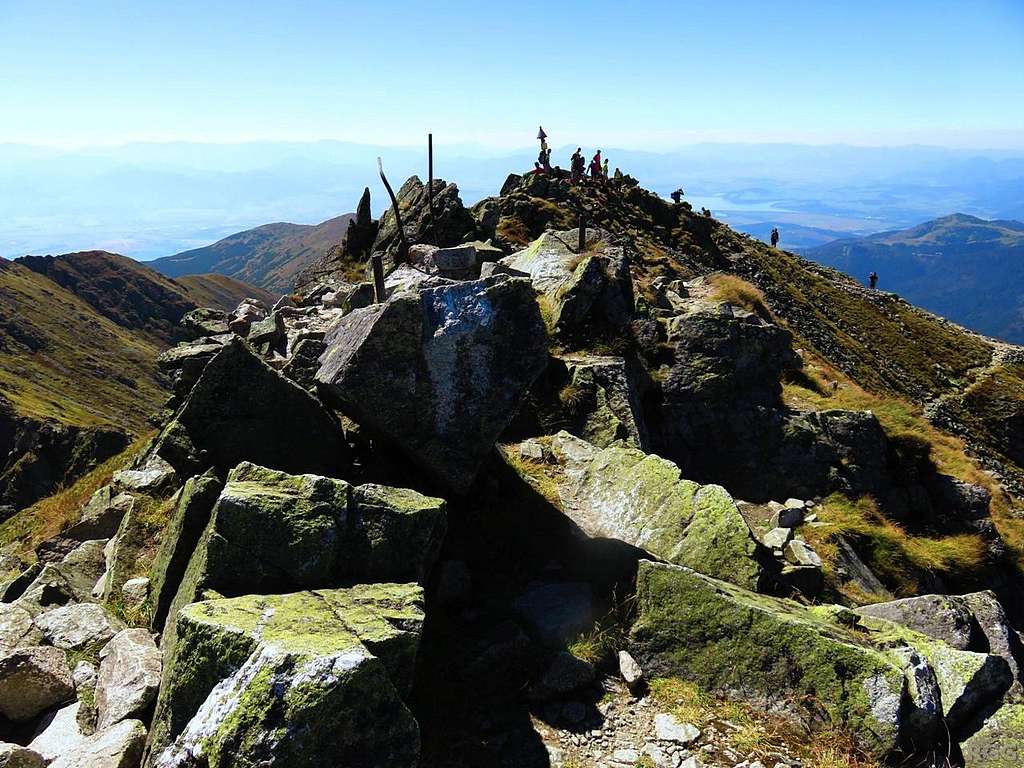 The popular summit of Baníkov, seen from the east