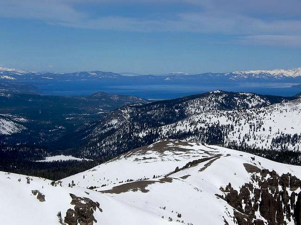 Tahoe from the summit of...