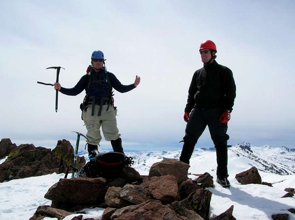 Myself and Ryan on the summit...