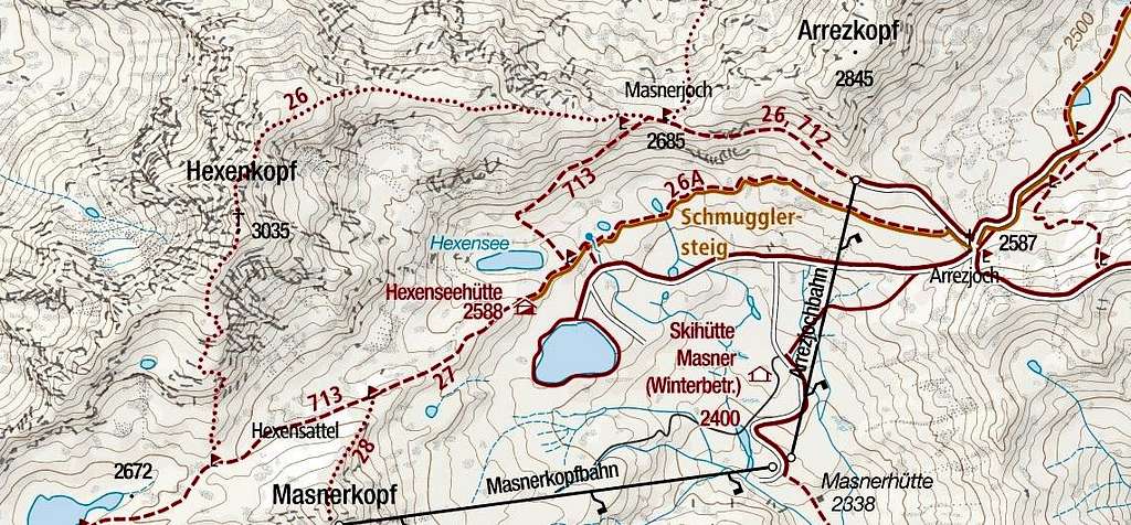 Hexenkopf Route MAP