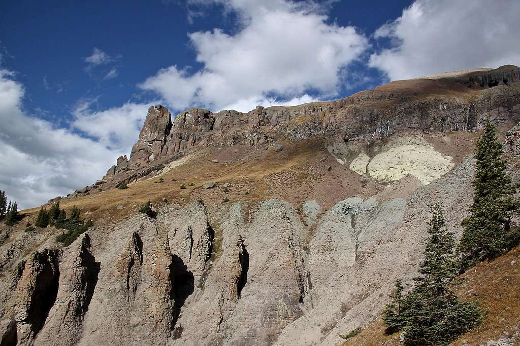 Cliffs guarding Fortress Peak