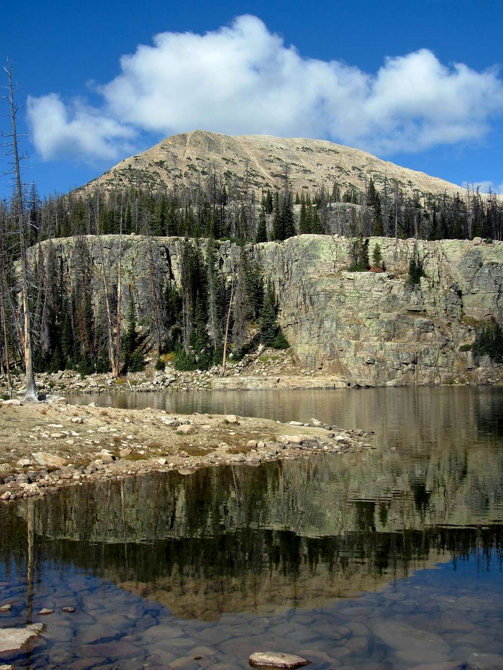 Mount Watson Wall Lake reflection