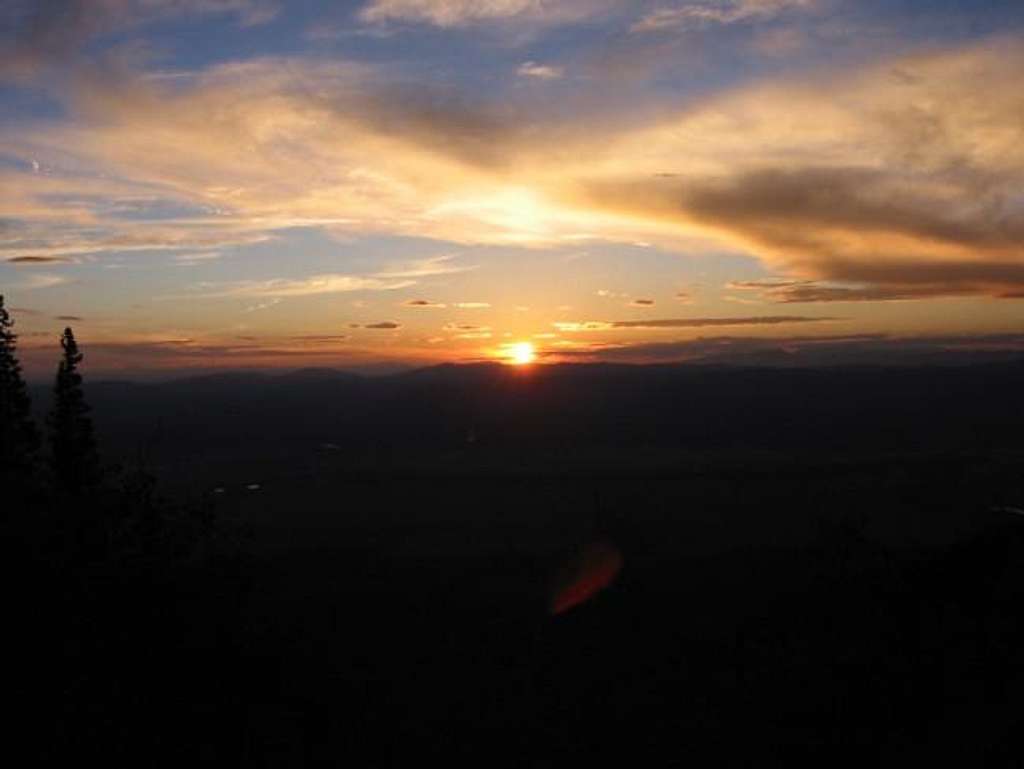 Sunrise from the Mt....