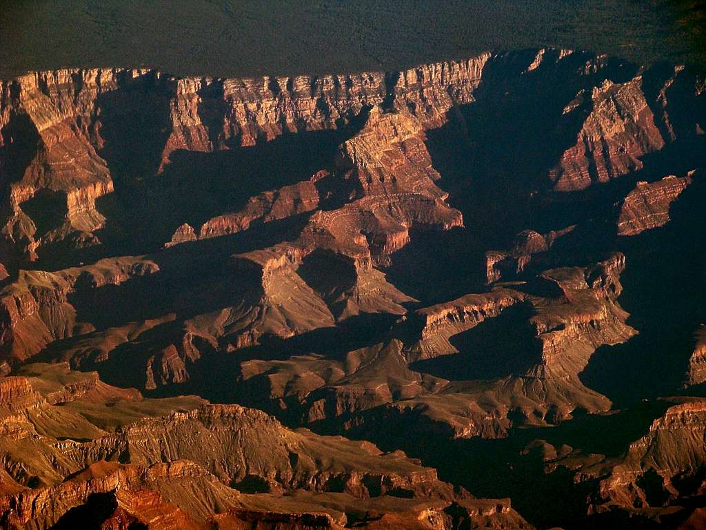 Grand Canyon from 30,000 feet