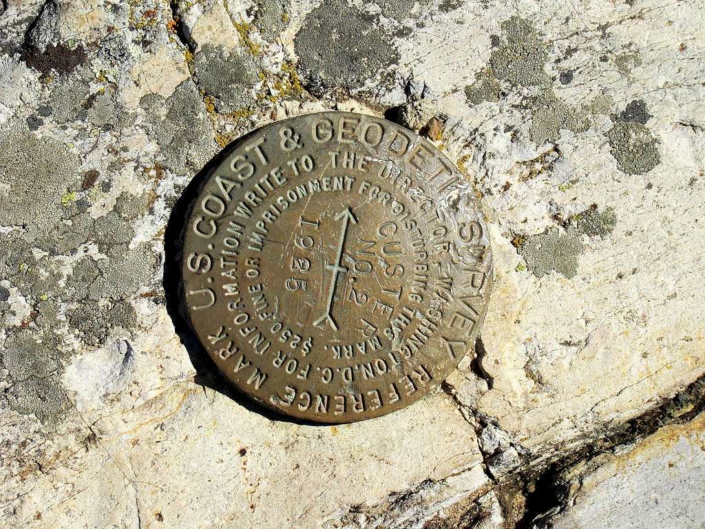 Custer Peak Geodetic Marker