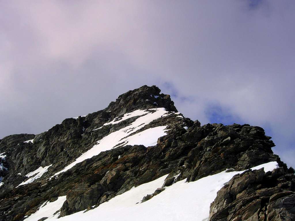 Summit of Cima Madriccio and final North ridge