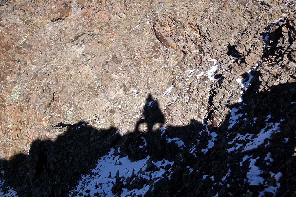 Shadow on the rocks