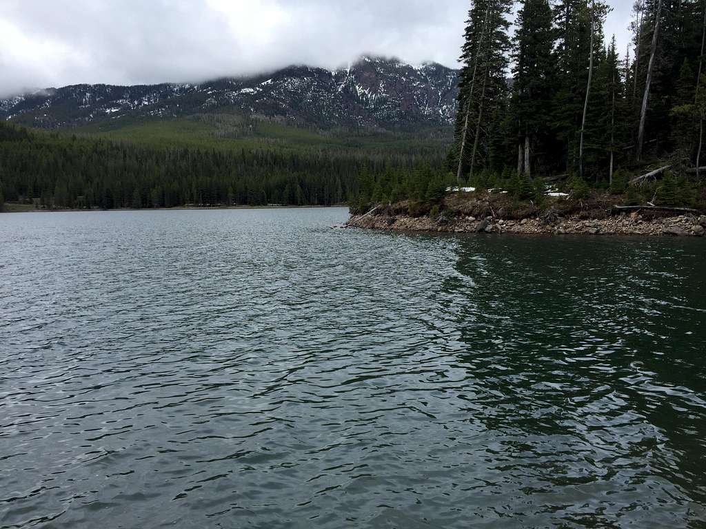 Palisade Mountain from Hyalite Reservoir