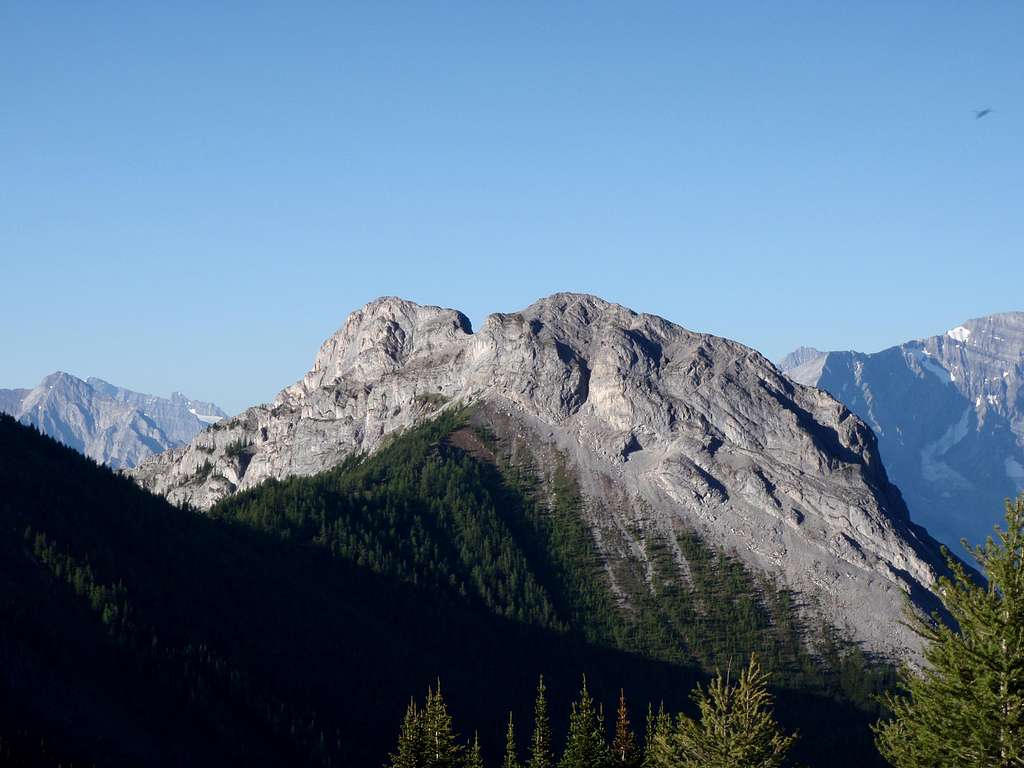 North East summit block of GR 368155 ('Opoca Peak')