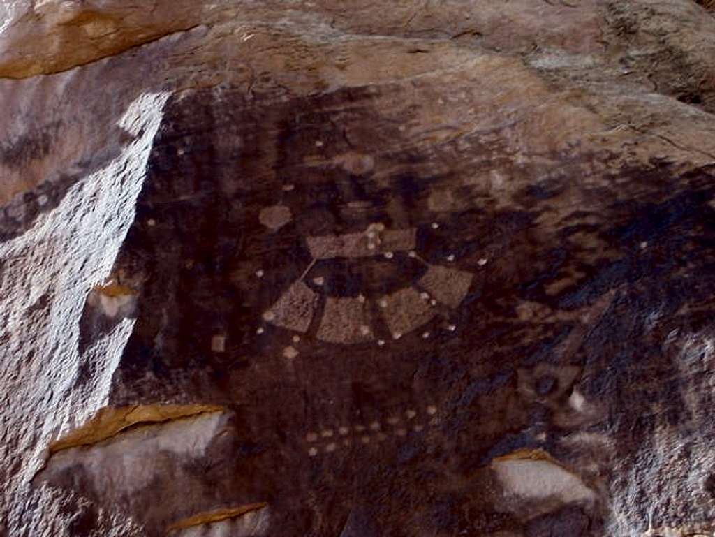 These petroglyphs are located...
