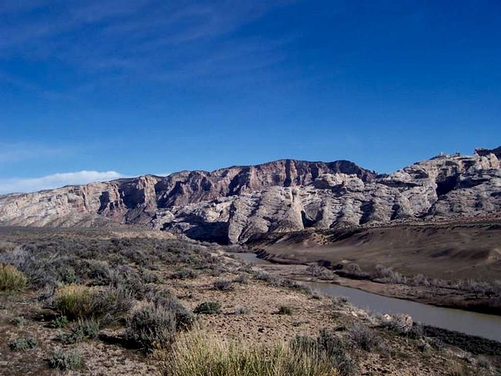 Split Mountain (left), South...