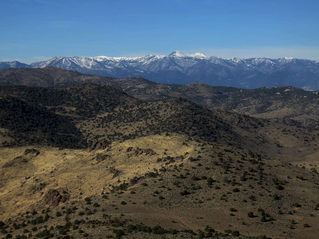 Carson Range from Rocky Peak