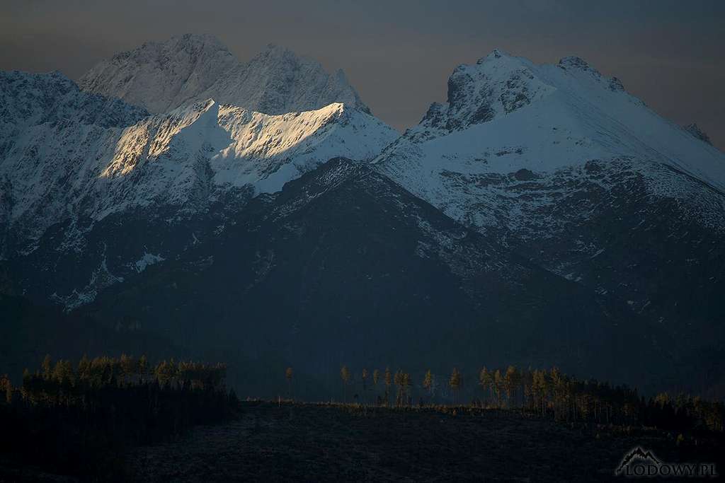 Javorove Vrchy at sunrise