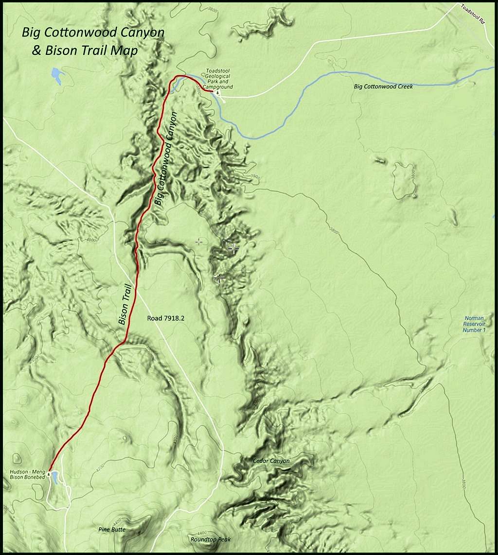 Big Cottonwood Canyon Map