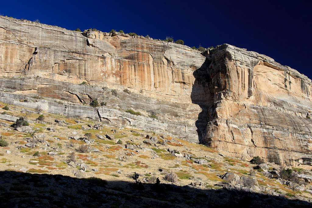 Sandstone Cliffs of Sinks Canyon