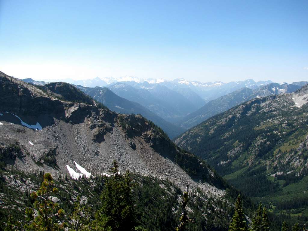 Looking West From Above Maple Pass