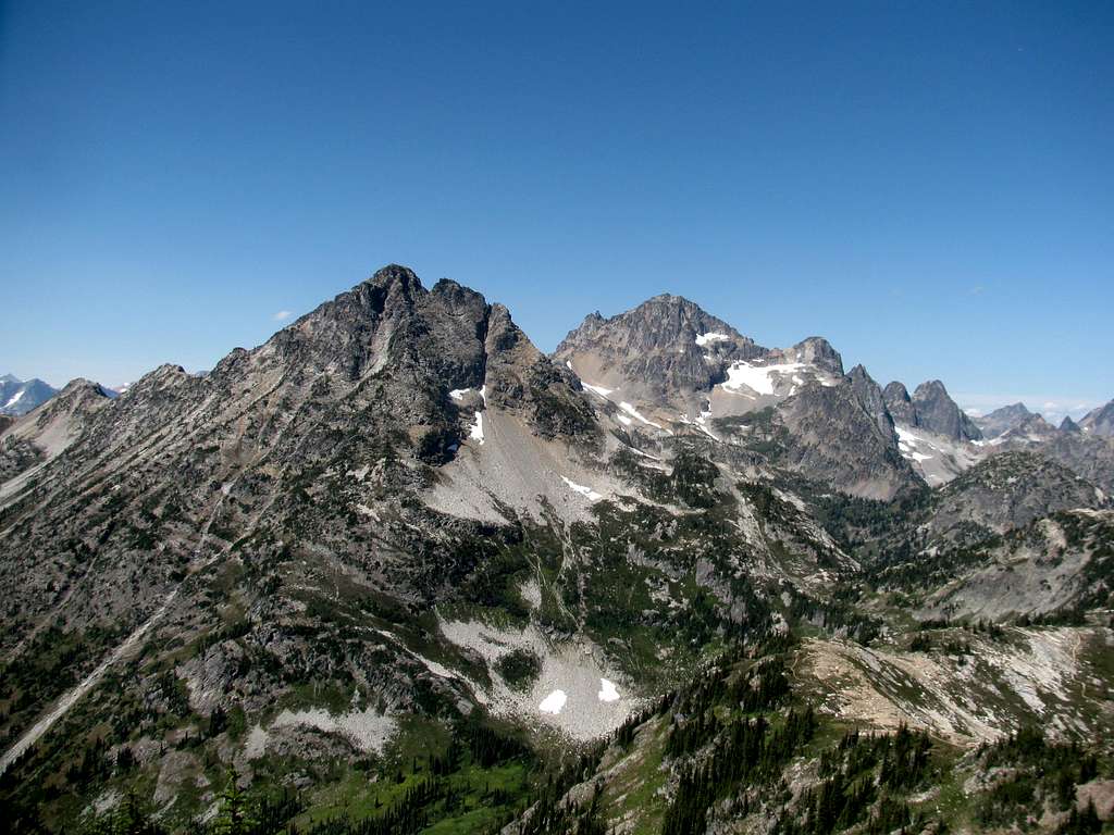 Corteo Peak and  Black Peak