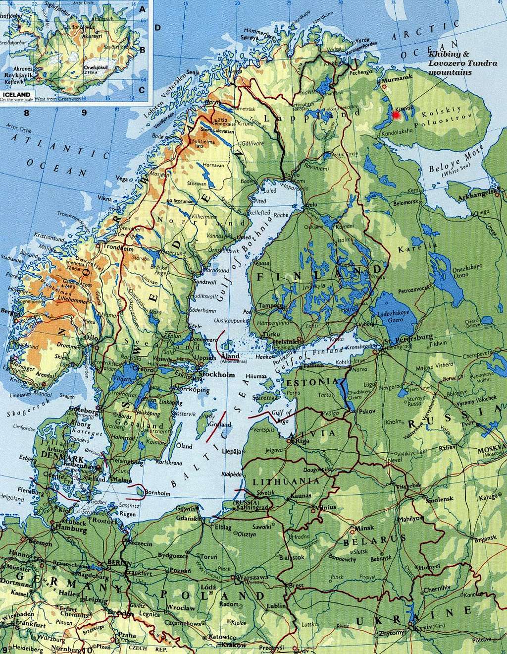 Northern Europe & Khibiny mountains