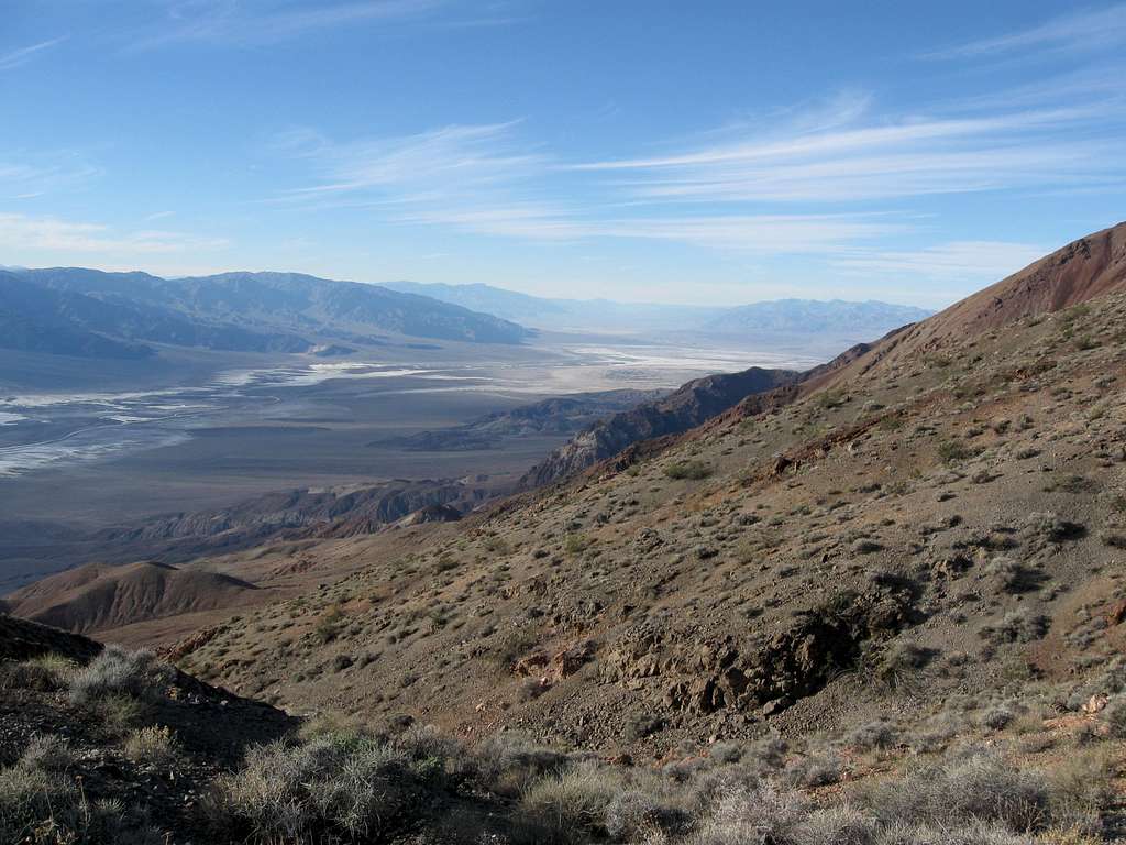 Cirrus Clouds Above Death Valley