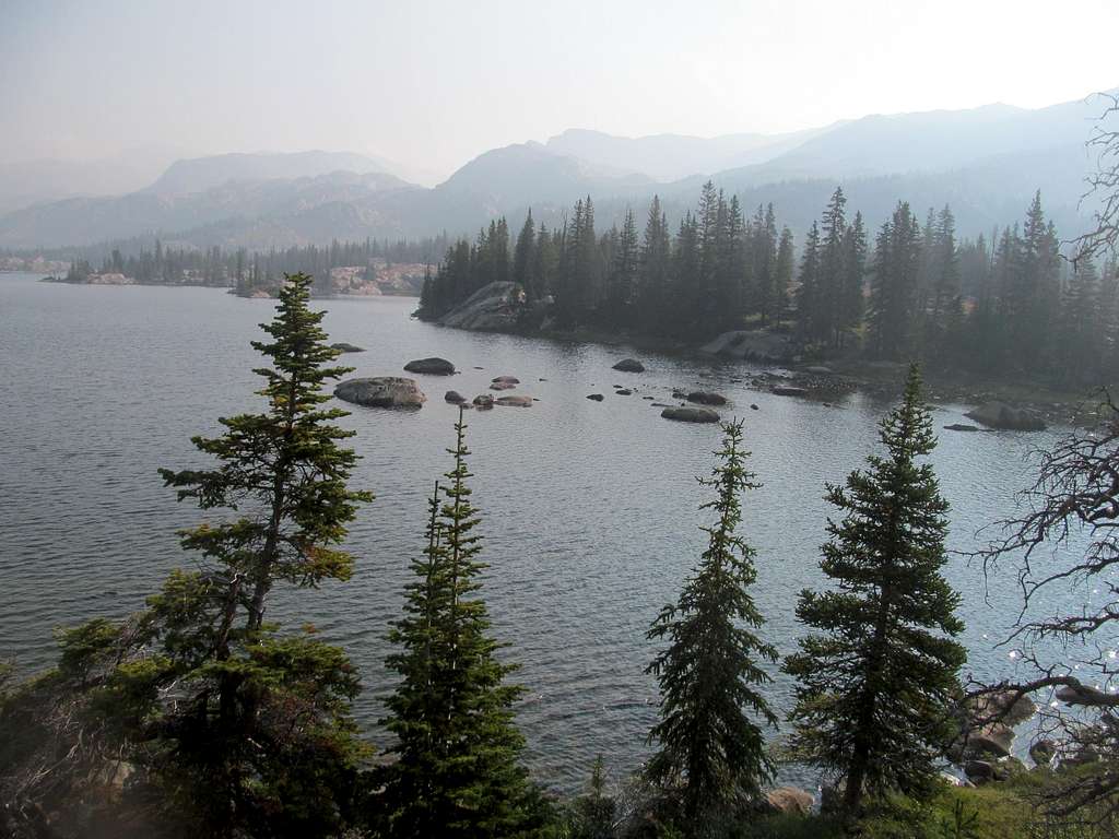 Lake Helen & Cloud beyond the haze