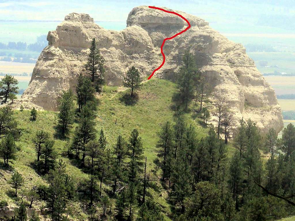 Saddle Rock Summit Route
