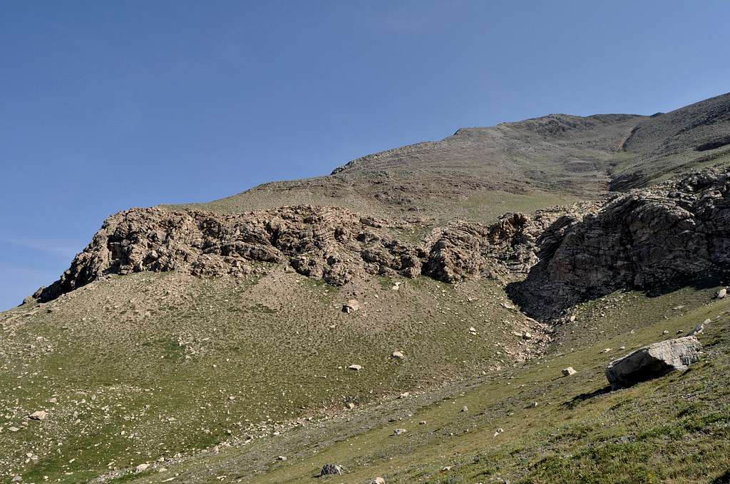 Altyn limestone cliffs