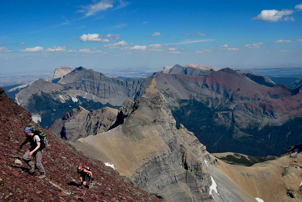 upper slopes of Mount Merritt