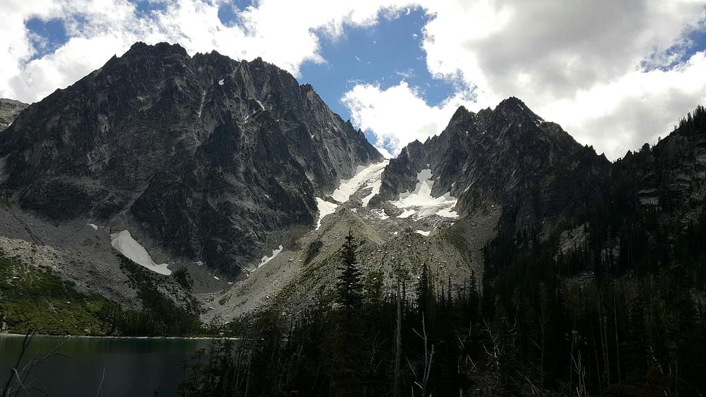 Dragontail Peak and Colchuck Peak