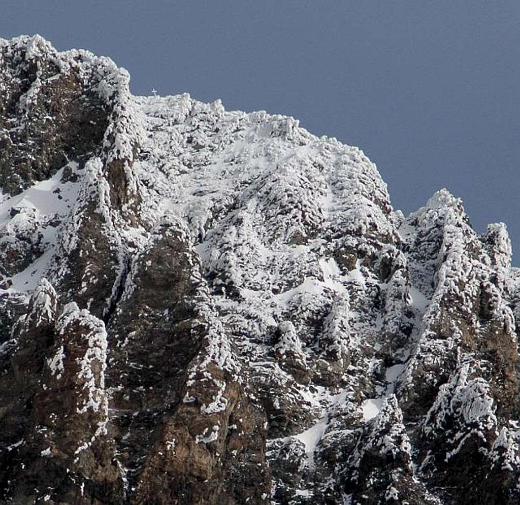 Barre des Ecrins summit...