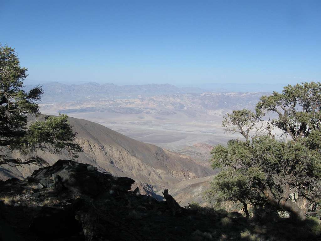 Death Valley Canyon With the Funeral Mountains In the Background