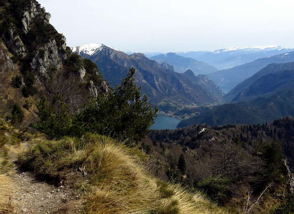 View from Monte Corno Normal route