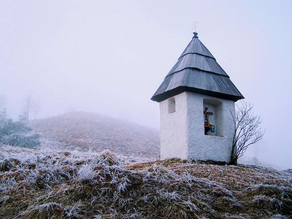 Small chapel near the peak of Urslja gora