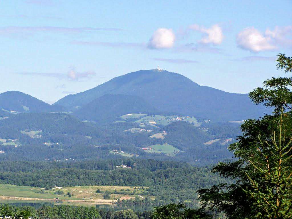 Urslja gora as seen from Velenje