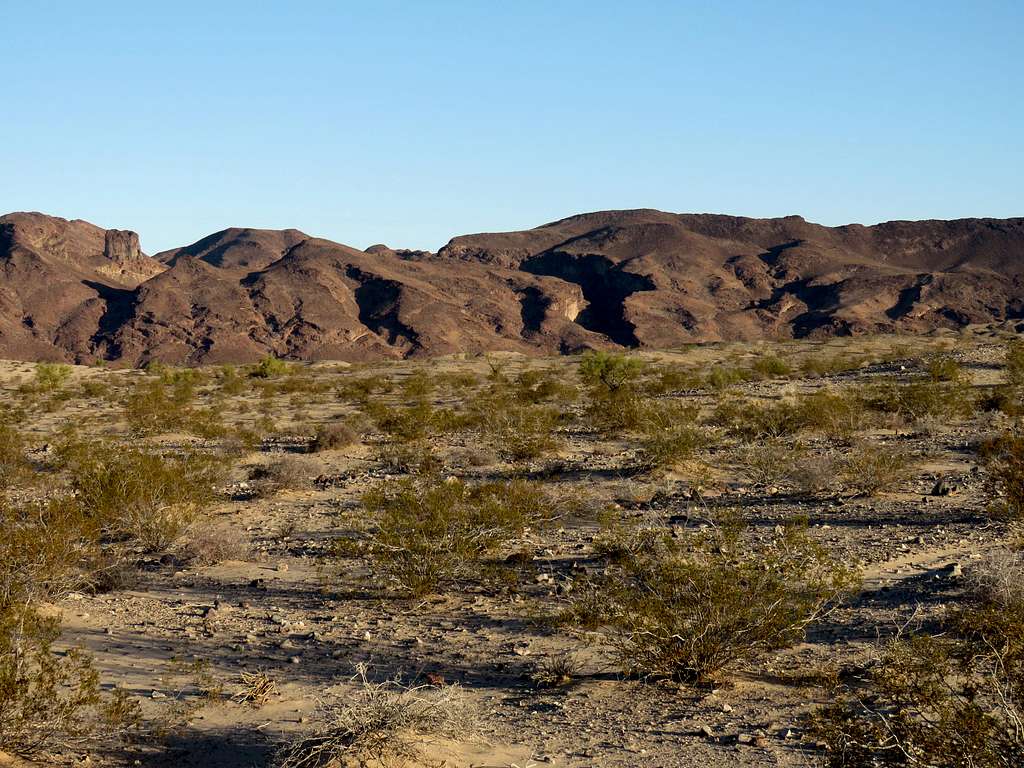Zoomed view of Dead Burro Canyon