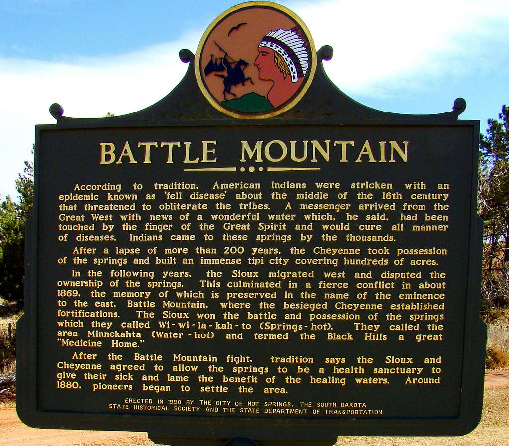 Battle Mountain History Sign