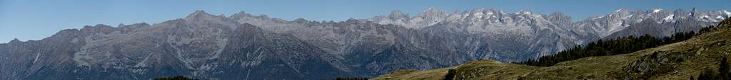 Panorama Val Massino Alps