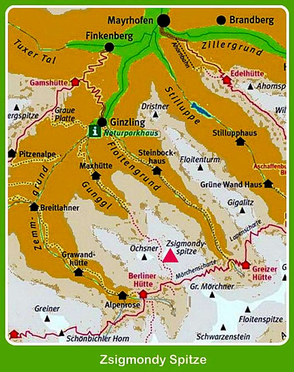 Zsigmondy Spitze map