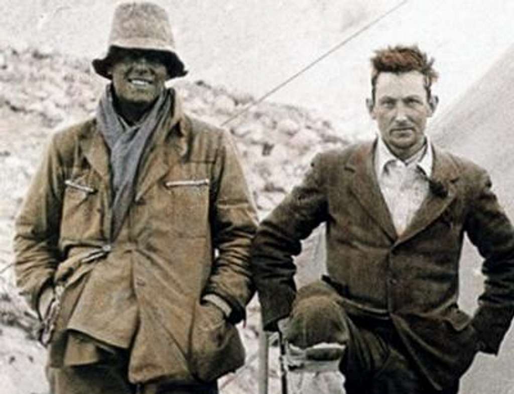 George Mallory and  Andrew Irvine, Everest first attempt