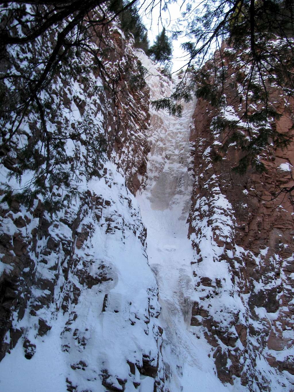 In Devil Track Gorge - Winter