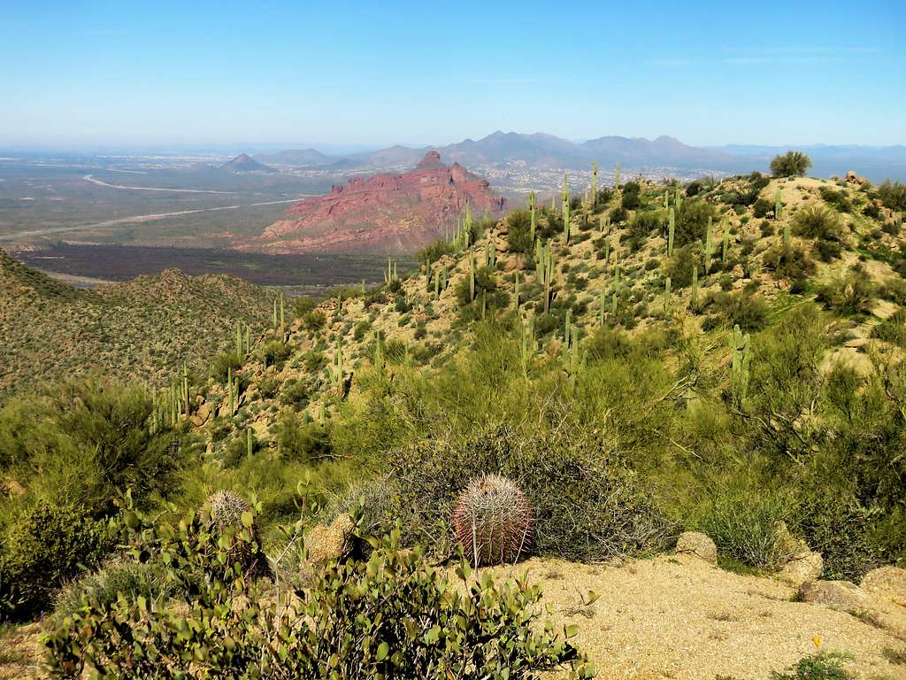 Summit view north