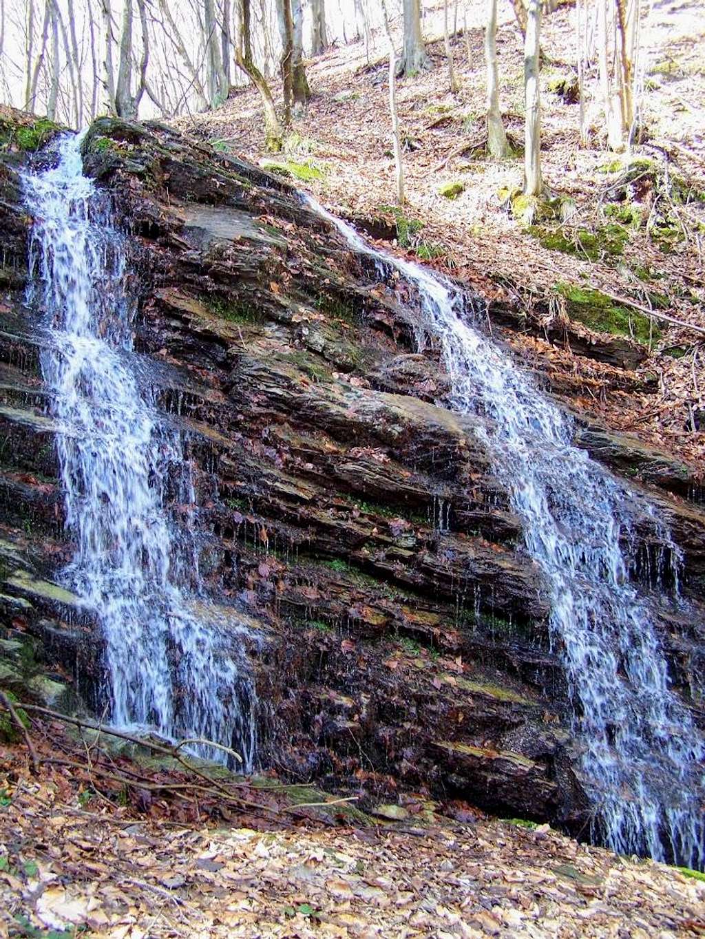 Waterfall in the valley of Stražemanka